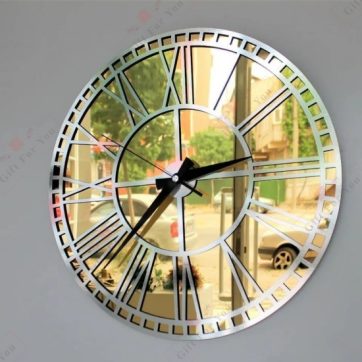 Wooden Acrylic Clock1